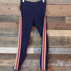 Lorna Jane Inspire Core Side Stripe 7/8 Leggings